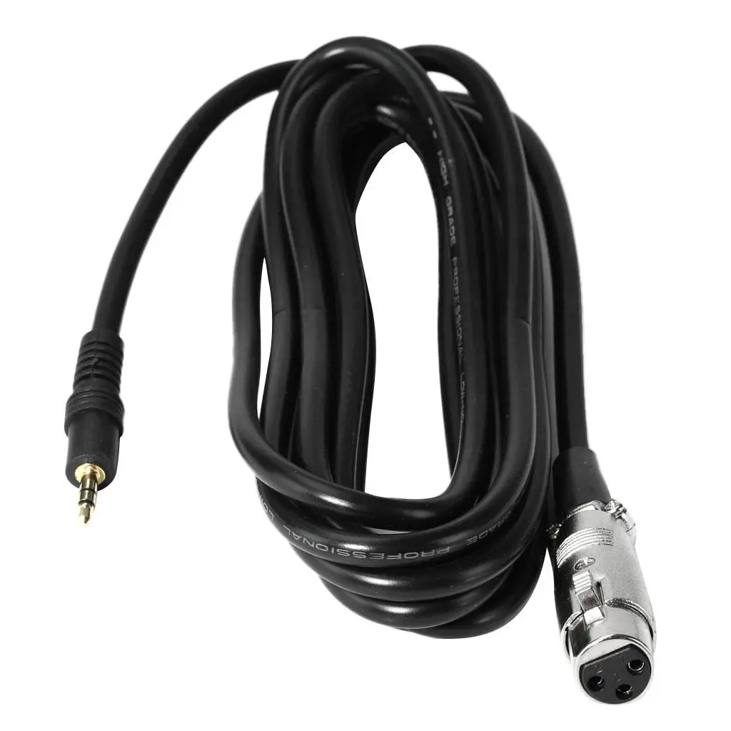 

3.5mm Stereo to XLR Female Audio Cable Instrument Cable, 0.5 Meter,