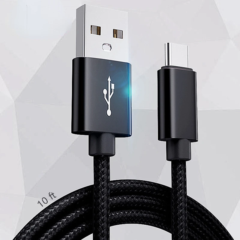 

FROG 1M 2M 3M Fast Charging Cable For Sony Playstation5 Braided Recharge Type C to Type C Cable For Xbox series S X