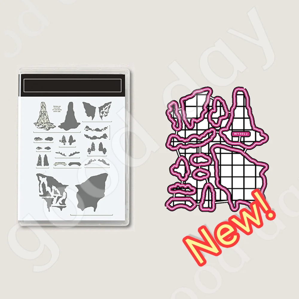 

Arrival 2023 New Silicone Stamps and Metal Cut Dies Set for DIY Greeting Card Scrapbooking Decor Mold Handmade Butterfly Rockery