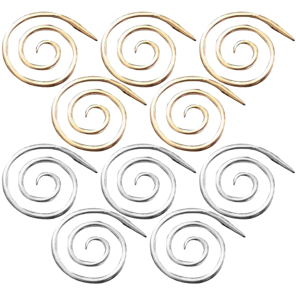 

Knittingneedle Spiral Crochet Cable Hooks Sewing Circular Tapestry Sweater Pin Yarn Shawl Stainless Steel Knit Tool Toolscircle
