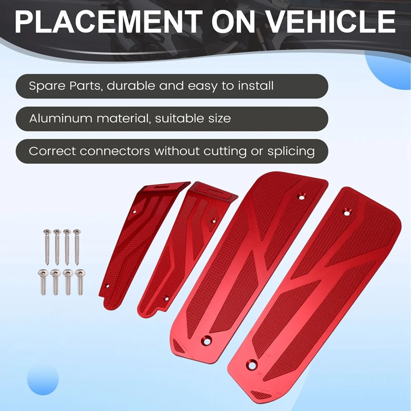 Модифицированная часть мотоцикла коврики для ног подставка подушечки педаль