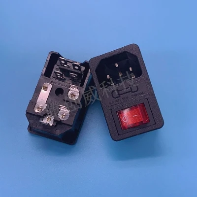 

IEC320 C13 C14 AC Power Panel Outlet PDU UPS Rewirable Wiring Plug Battery Outlet Docking Outlet 10A 250V 20PCS