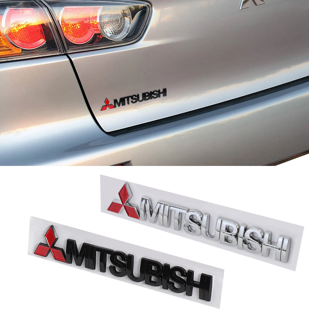 Наклейка с надписью на кузов автомобиля значок багажник наклейка для Mitsubishi Ralliart