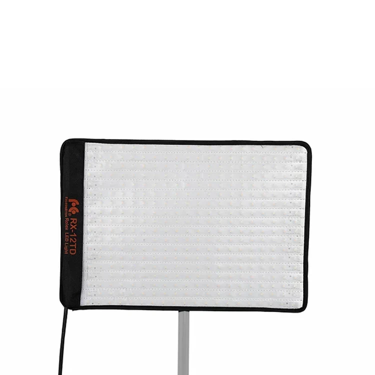 

Falcon Eyes RX-12TD CCT 3000-5600K Foldable Flexible LED Light Panel + RX-12OB Spread Softbox Diffuser for Photography Studio