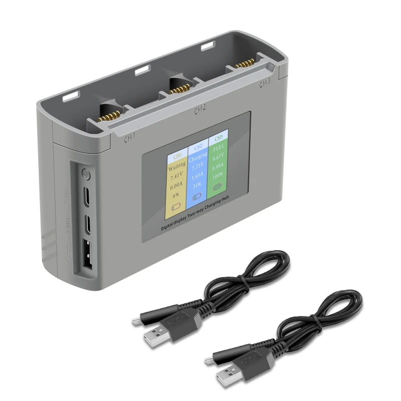 

Two-way Butler USB Charger with LCD Digital Display for Mini 2/SE