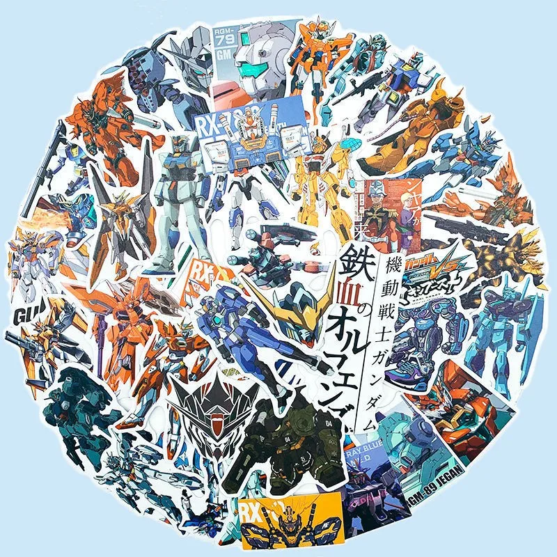 

Стикеры в стиле японского аниме GUNDAM, водонепроницаемые, 10/30/50 шт.