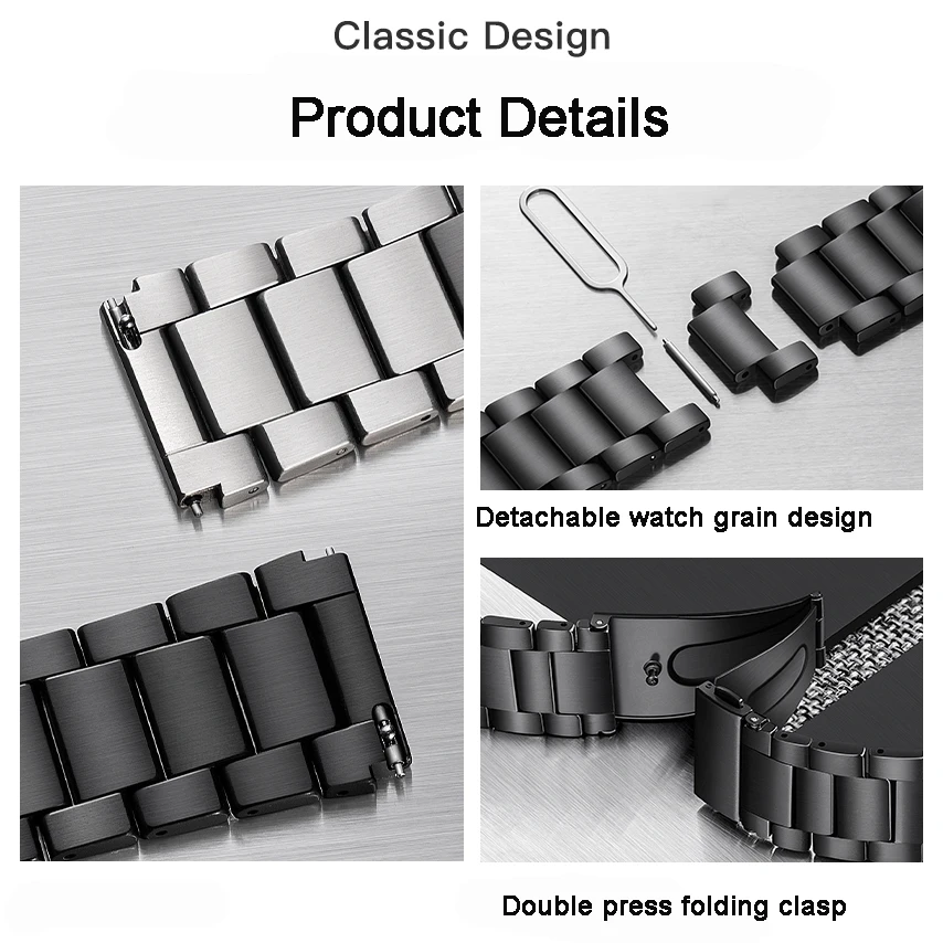 Ultra Light 22mm Titanium Watchband For HUAWEI GT Series GT3 46mm/ GT2 46mm /GT2 pro 46mm Strap Business Men's Light watch strap