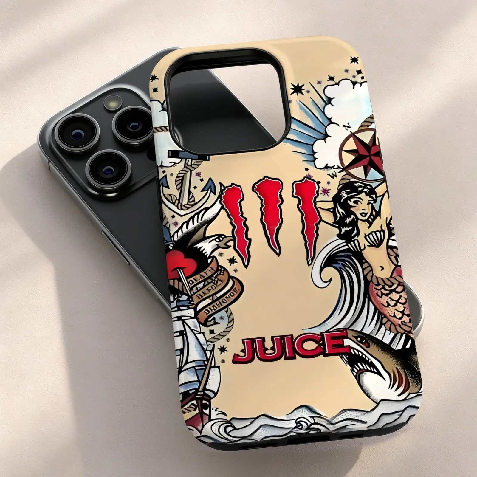 Фото Магнитный чехол для телефона M-MonsterES Fashion Design с дизайном энергетического напитка для iPhone 17, 16, 15, 14, 13, 12, 11 Plus Pro Max, глянцевый, с магнитной пленкой №3