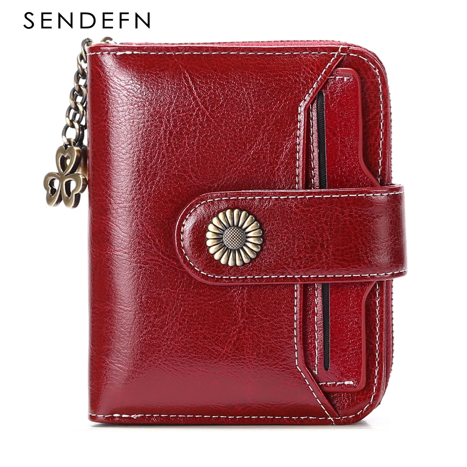 Luxury Women's Wallet Short Leather Wallet Women Coin Purse Card Holder Money Clip Ladies Wallets Small Female Pocket