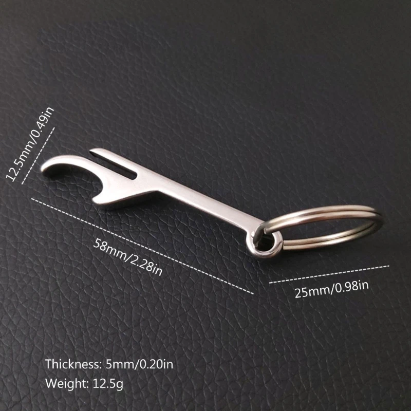 

Карманный Брелок-открывалка для пивных бутылок из нержавеющей стали