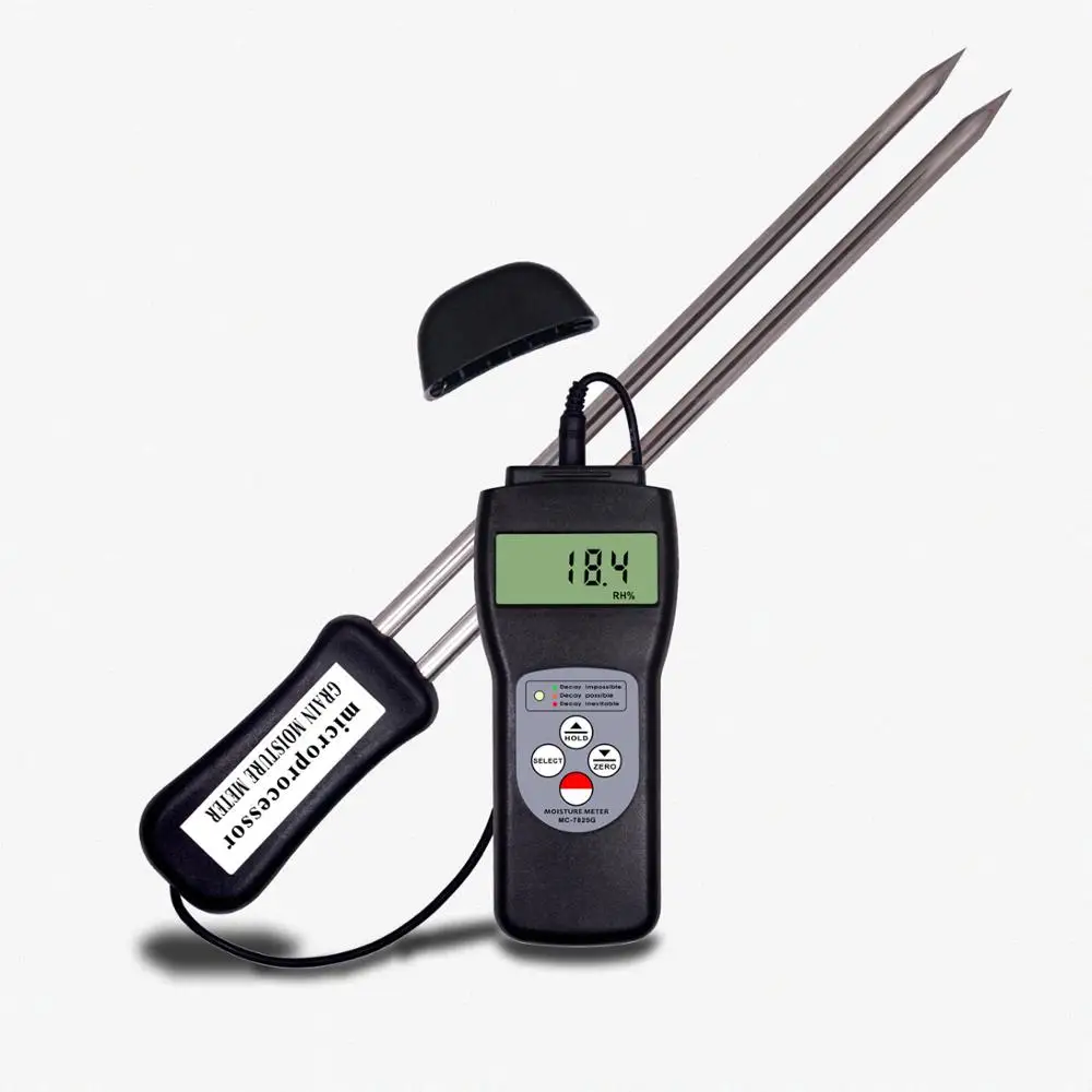 

Portable Digital Grain Moisture Meter Pin Sensor Moisture Meter MC-7825G