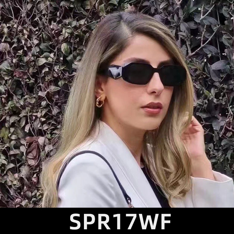 

Солнцезащитные очки кошачий глаз для мужчин и женщин, стильные роскошные брендовые темные очки в стиле шпиона, большие размеры, SPR17WF