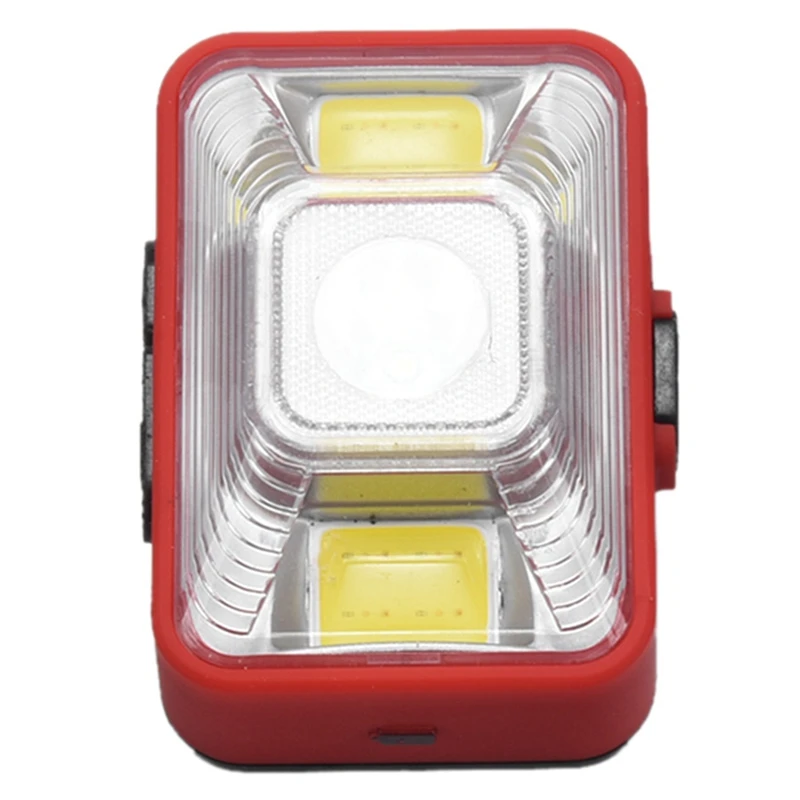

1Xxpe +2Xcob Headlight 5 Modes Of Light Lamp Ipx5 Waterproof 60 Degrees Adjustable Built-In Rechargeable Battery Use Usb Charge