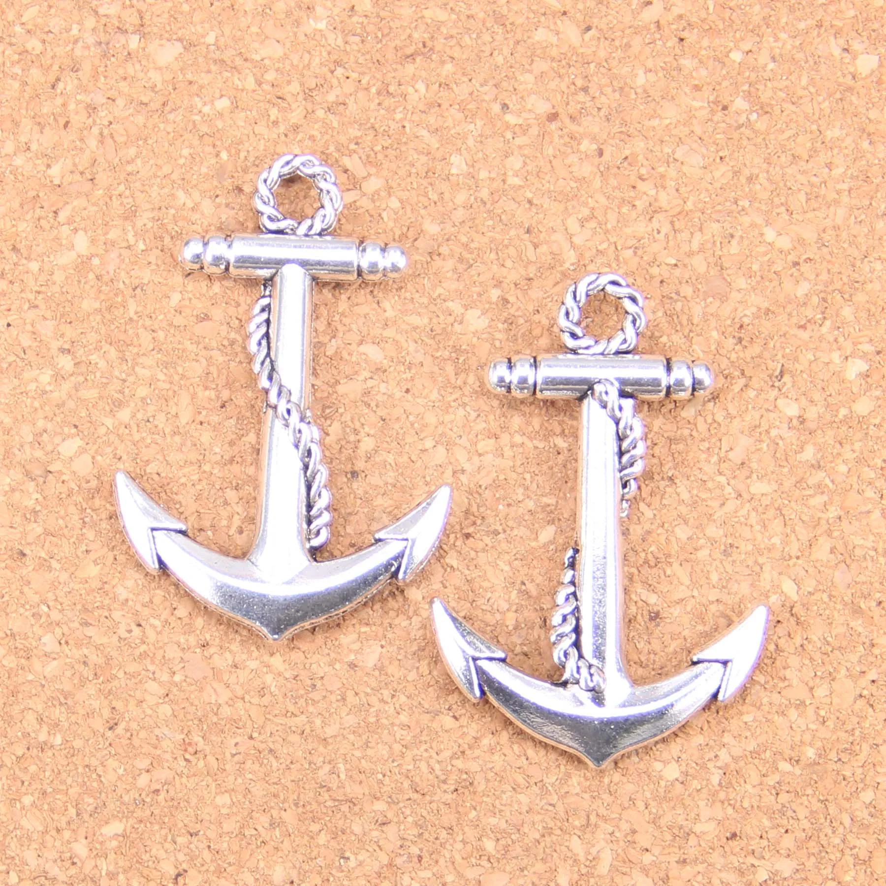 

18pcs Charms anchor sea 44x30mm Antique Pendants,Vintage Tibetan Silver Jewelry,DIY for bracelet necklace
