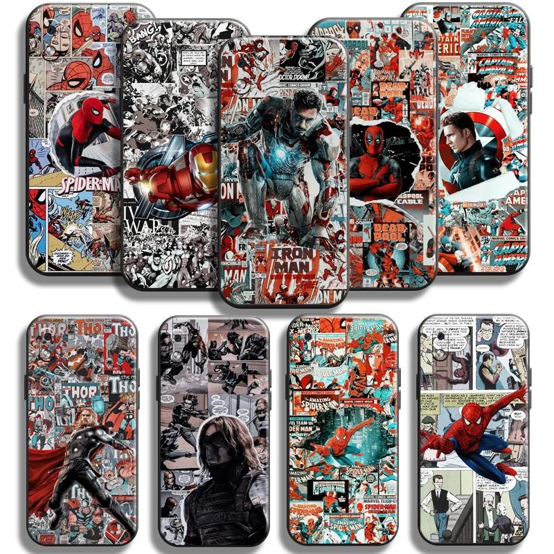 

Avengers Captain America Iron Man Phone Case For Samsung Galaxy A10 A10S Carcasa Black TPU Cover Coque Liquid Silicon Cases