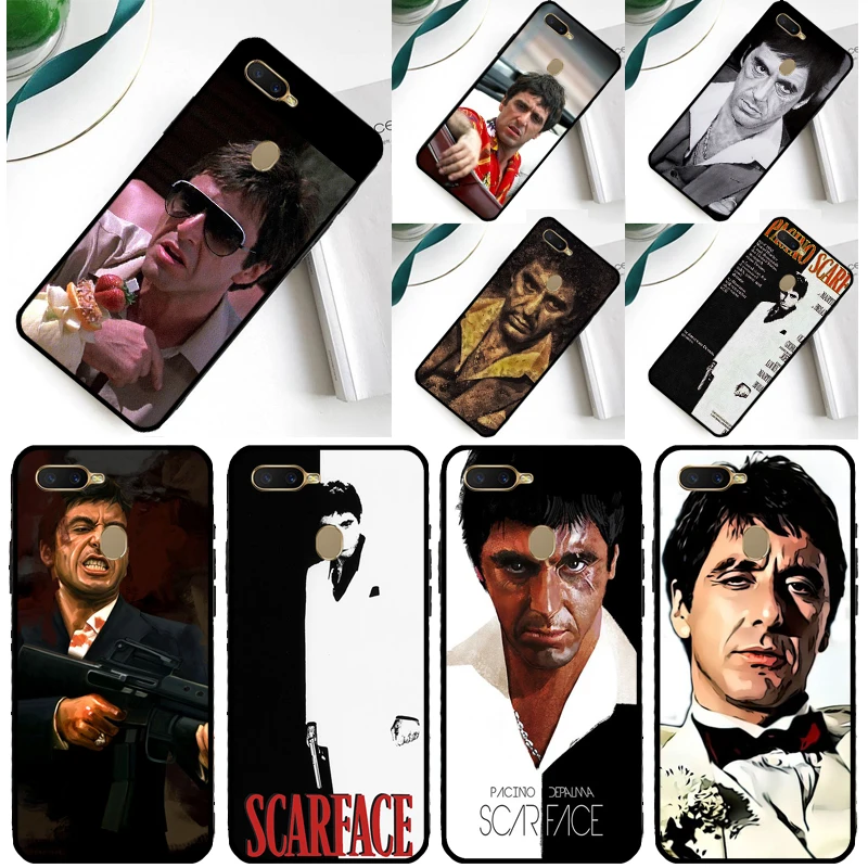 Чехол Tony Montana Scarface Al Pacino для Oppo A80 A40 A60 A16 A76 A96 A91 A15 A17 A74 A94 A54 A57S A18 A38 A58 A78 A98 Cover