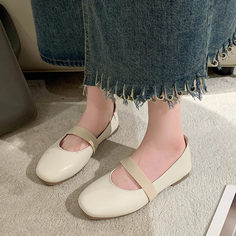 

Женские туфли без шнуровки, черные повседневные туфли на плоской подошве с круглым носком, мягкая подошва, 2023