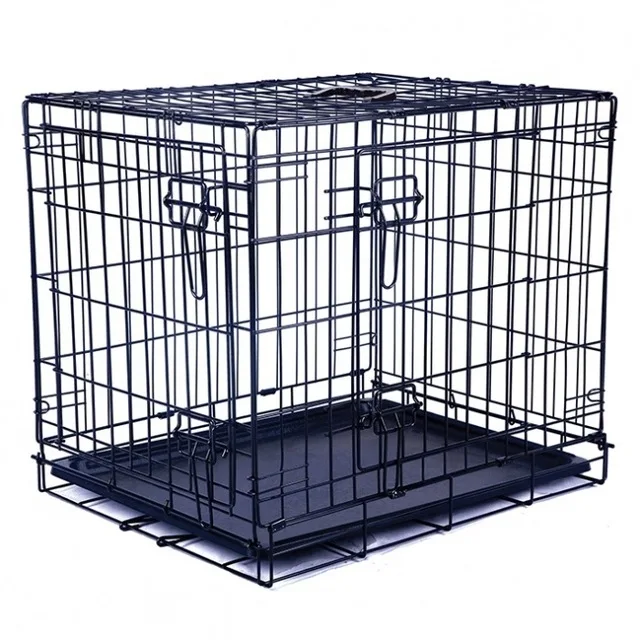 

M-Pets Black Color Two-Door Wire Cat-Dog Cage 106,5x71x76 CM 438277177