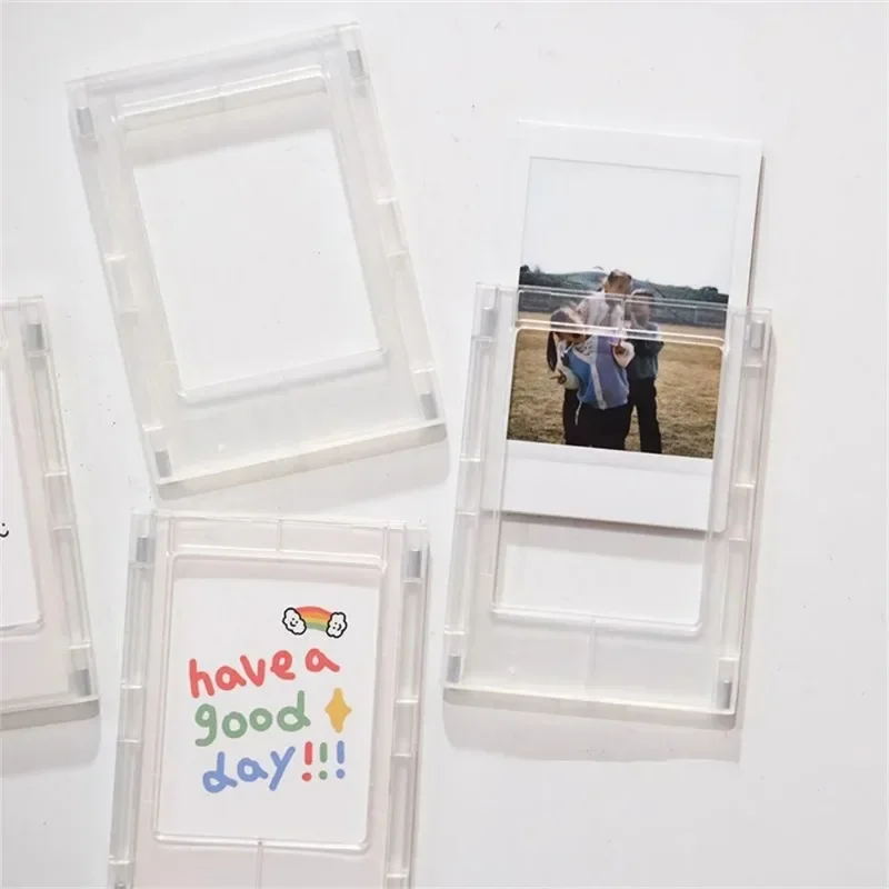 Дизайнерская Магнитная Фоторамка Polaroid Мини-акриловая Прозрачная Подставка Для