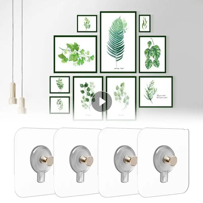 

10Pcs Non-Trace Self Adhesive Nails Hook For Photo Frame Picture Frame Hole Hanging Nail Wall Paste Tack Photos Cross Stitch