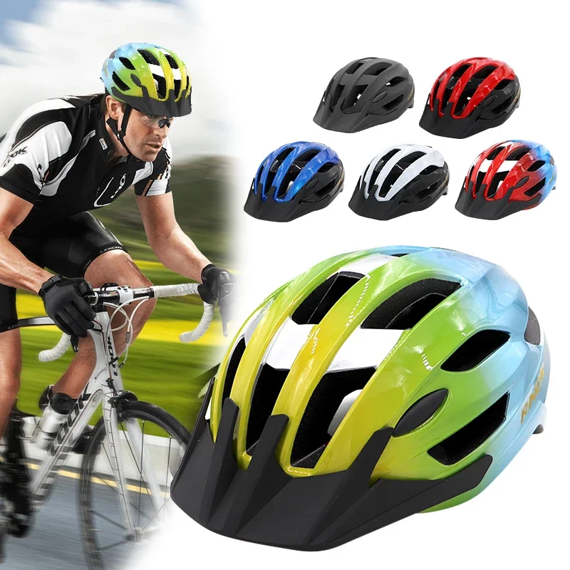 

RNOX 2023 New Ultralight Cycling Helmet Cycling Safety Cap Bicycle Helmet for Men and Women MTB Helmets Racing Bike Equipments
