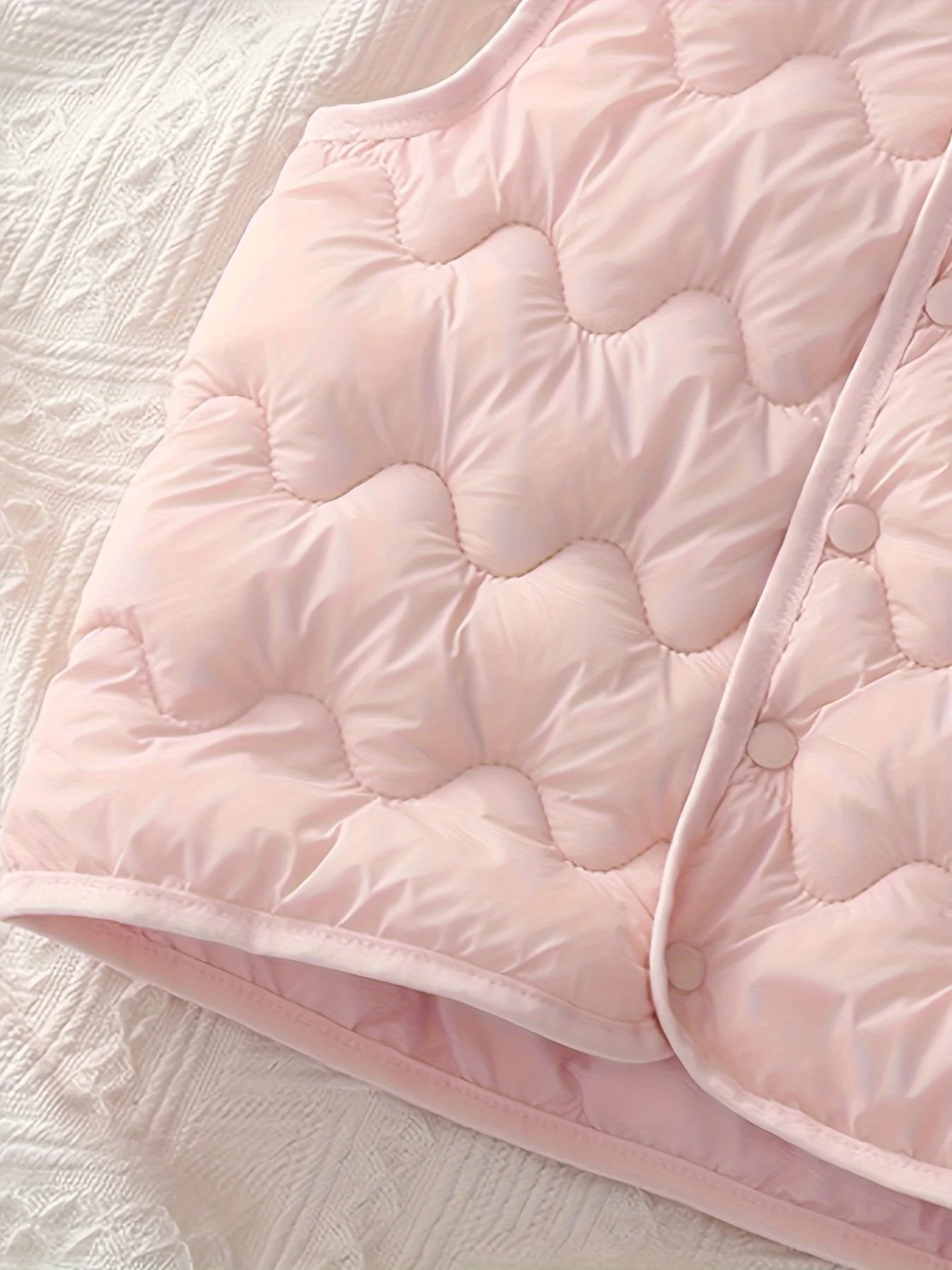 Элегантный Однотонный Кардиган-жилет Для Девочек С V-образным Вырезом Унисекс