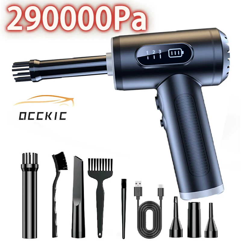 Car Vacuum Cleaner 290000Pa Strong Suction Wireless Vacuum Cleaner Handheld Vacuum Pump Cordless Robot for Car Home Appliance