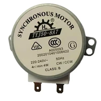 ac 220 240v 4w 6rpm 48mm dia micro synchronous motor for warm air blower 5060hz cwccw tyj50 8a7 microwave oven tray motor
