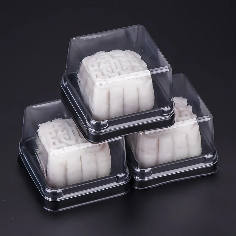 

Box Container Cake Bakery Muffin Clear Disposable Pastry Loaf Boxes Cookie Small Macaron Dome Mini Macaroon Single Cupcake