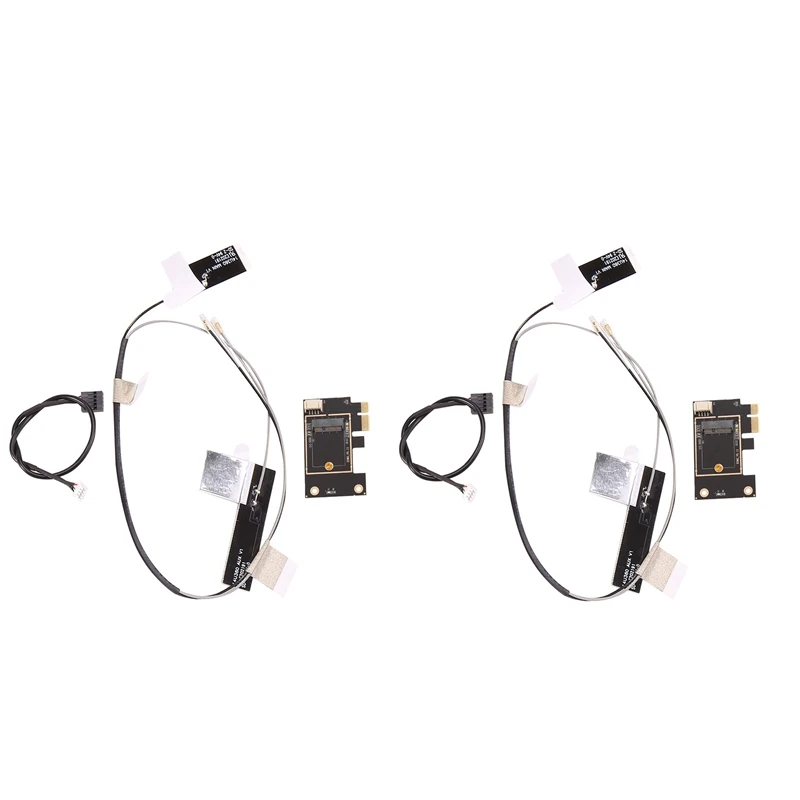 

2X M.2 Wi-Fi адаптер M2 NGFF Key A E к Pci Express PCI-E 1X NGFF поддержка 2230 беспроводная сетевая карта для AX200 9260AC