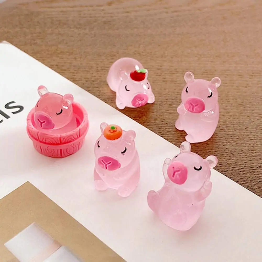 Игрушка 3D имитация рыбы-мешков DIY Ночная светящаяся розовая кабибала украшения