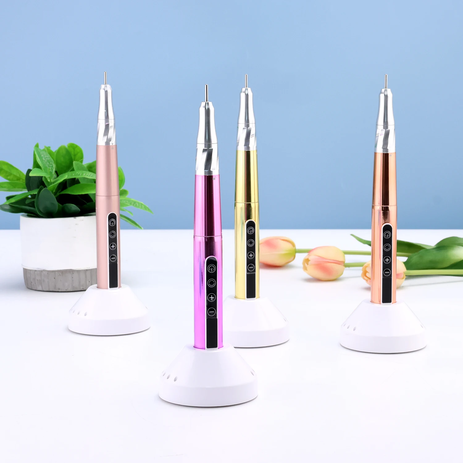 Новое поступление беспроводная перезаряжаемая дрель для ногтей Efile 35000 об/мин