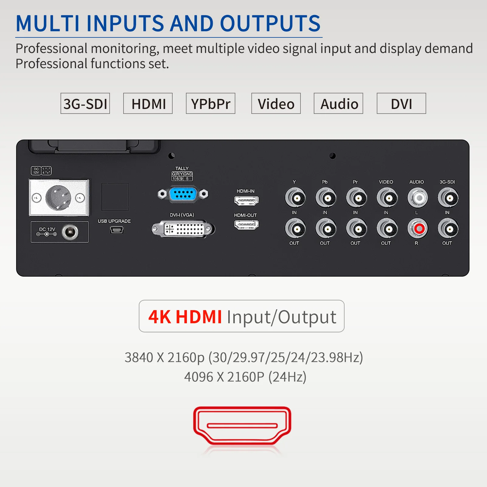 Алюминиевый корпус SEETEC P173-9HSD-RM 17 3-дюймовый вещательный ЖК-монитор для монтажа в