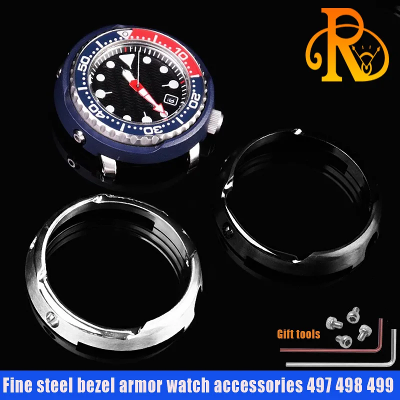 Твердая тонкая стальная рамка для Seiko can чехол sne SNE537 SNE499P1 497 498 499 аксессуары часов