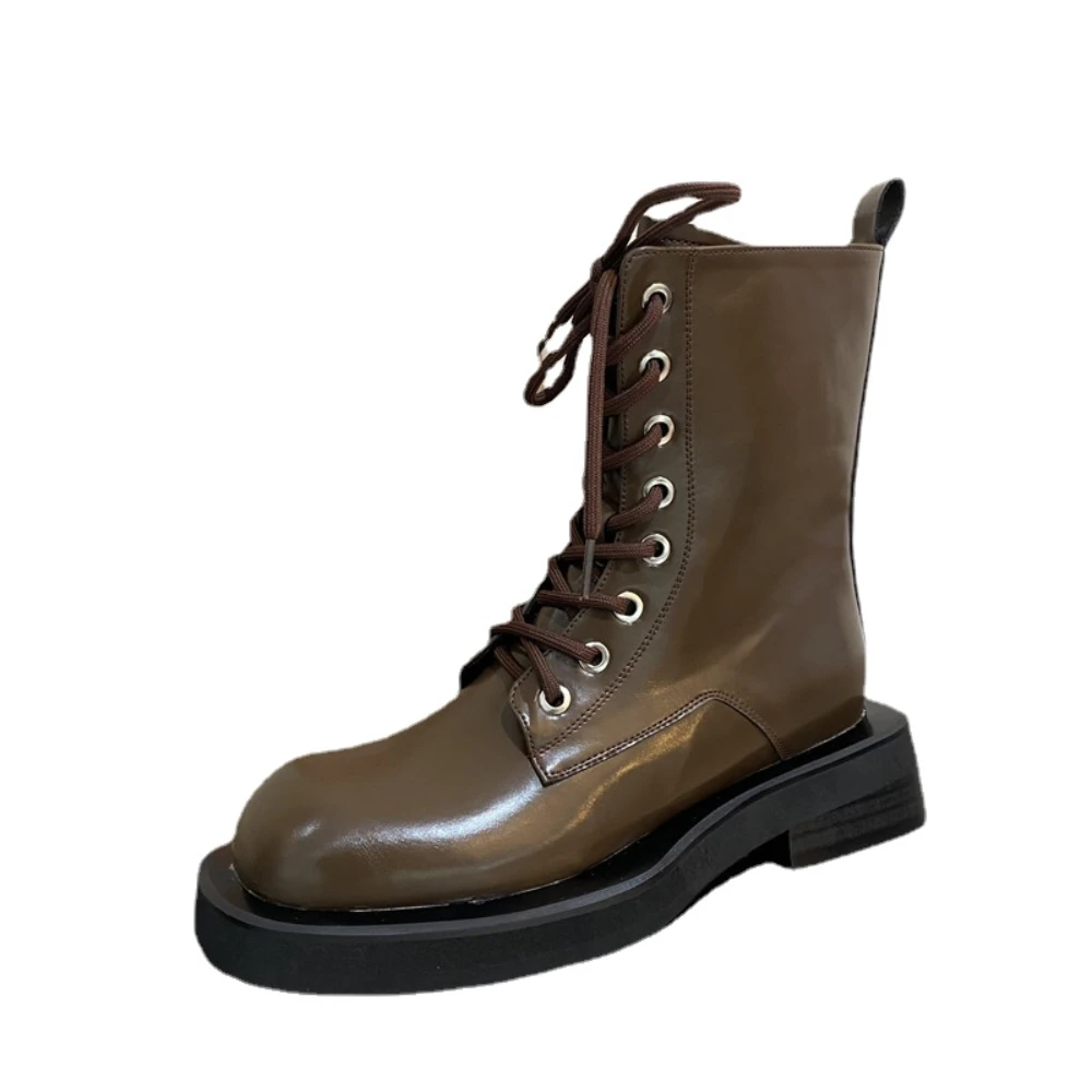 

Vintage Embroidery Cow Suede Knight Boots Women Slip-On Knee High Block Heels Shoes Patchwork Cowboy Pointed Toe Chelsea Boots