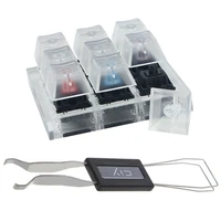 switch tester for cherry mx switches acrylic keyboard tester and 9 clear keycap kit with key puller