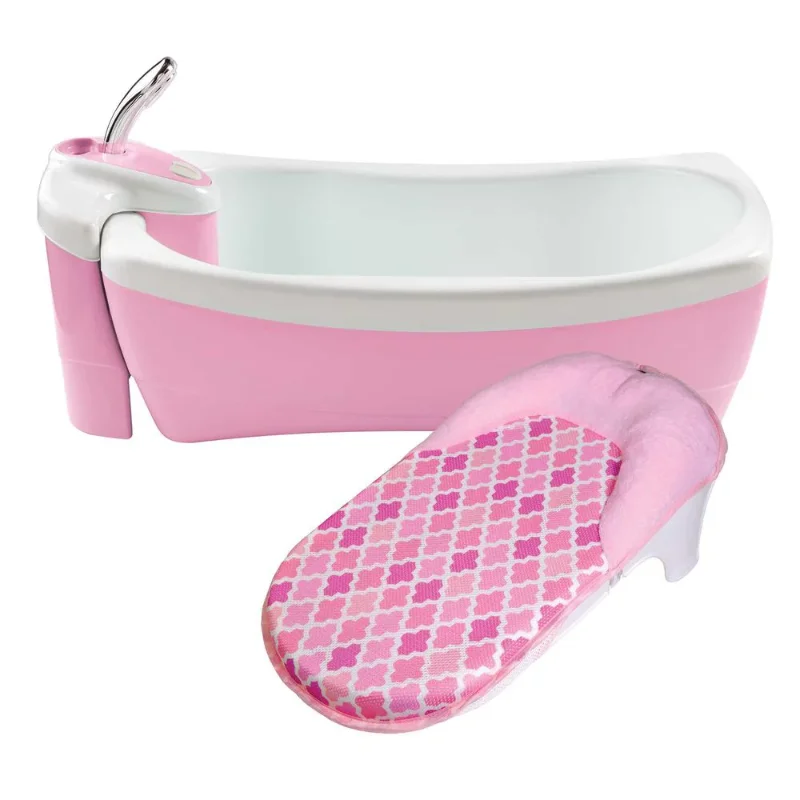 

Lil’ Luxuries Whirlpool Baby Bathtub, Bubbling Spa & Shower (Pink)