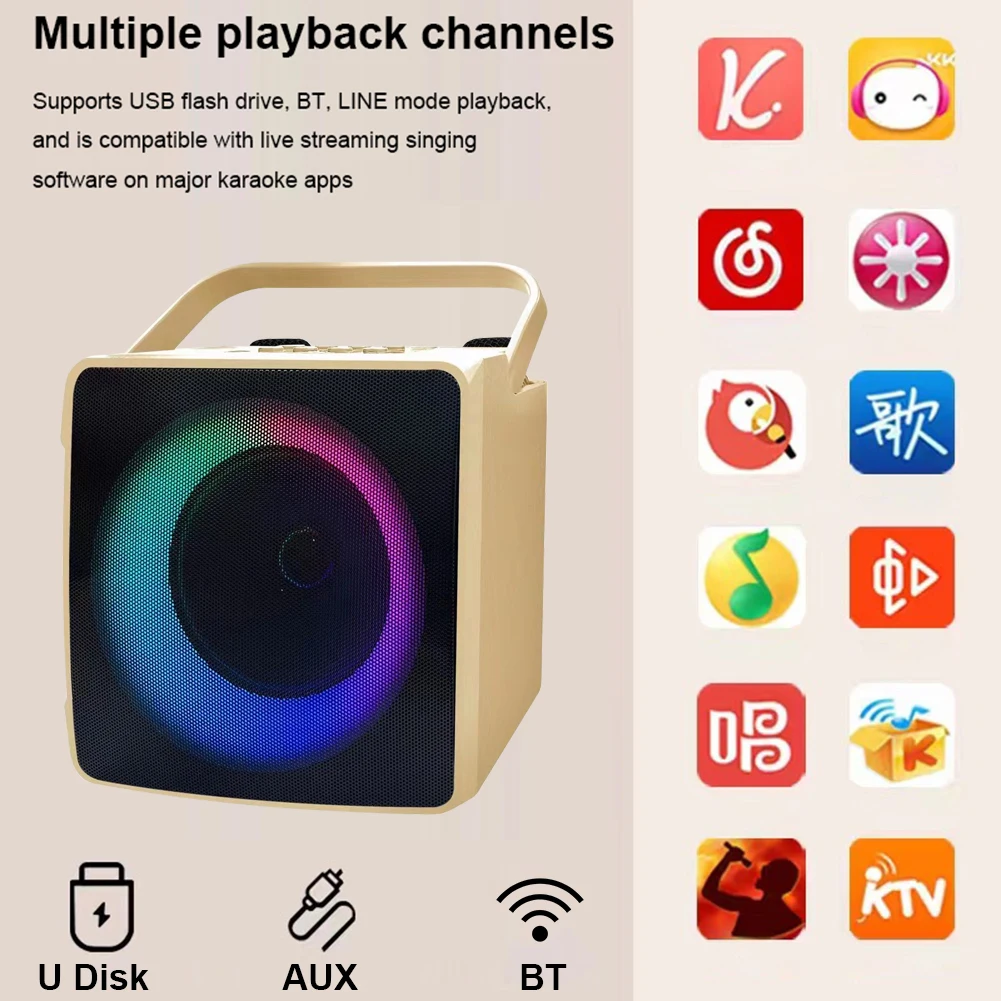 

Bluetooth-микрофон для караоке, 10 Вт, с поддержкой Bluetooth