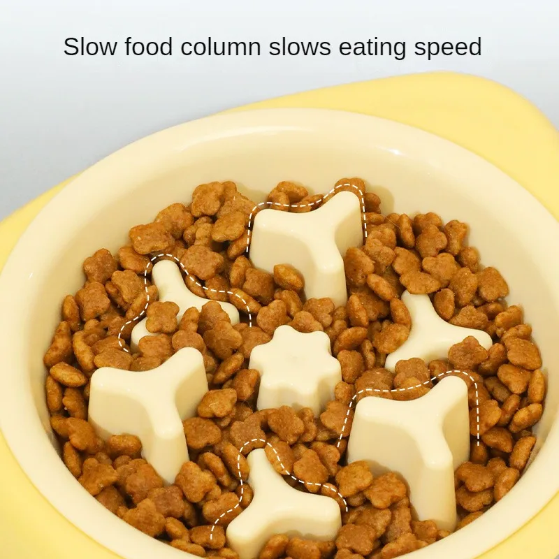 Креативная кормушка для кошек в форме миски домашних животных из нержавеющей