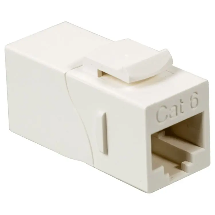 Повторитель Lanmaster LAN KCP45U6/90 WH RJ 45 неэкранированный 90 градусов кат.6 формата Keystone