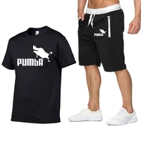 mens short sleeve tracksuit t shirt and beach shorts high quality sportswear harajuku street casual top summer 2022 new product