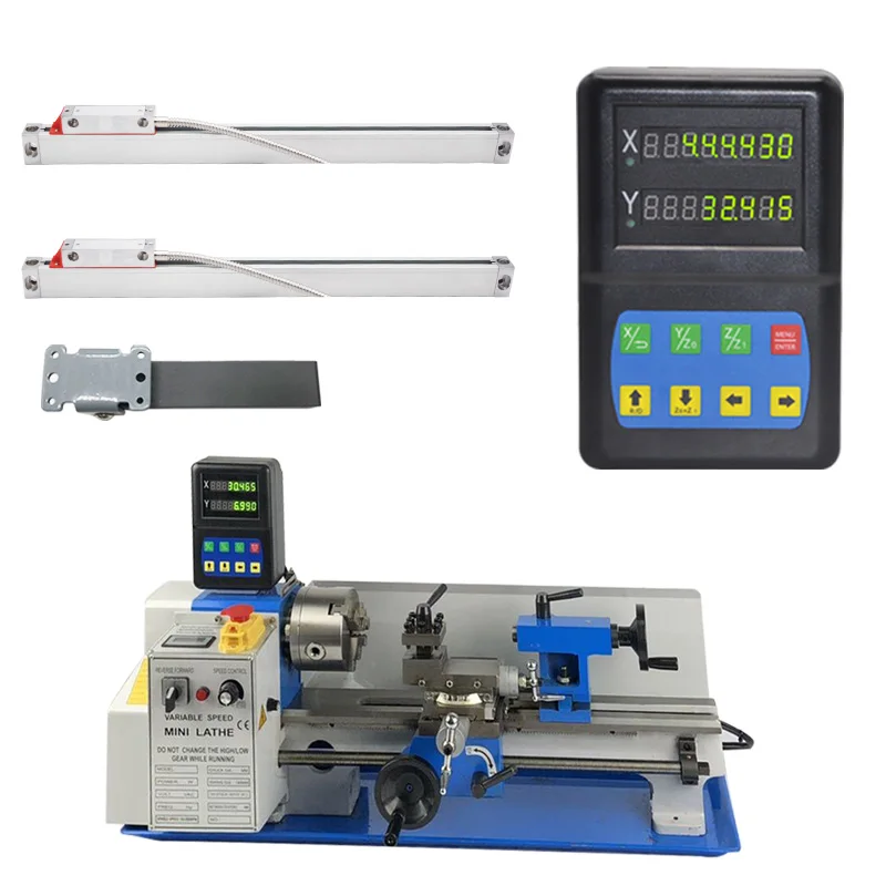 Ditron DL50 1 axis/2 axis /3 Axis DRO Digital Readout with Linear Glass Scale for Milling Machine Lathe |