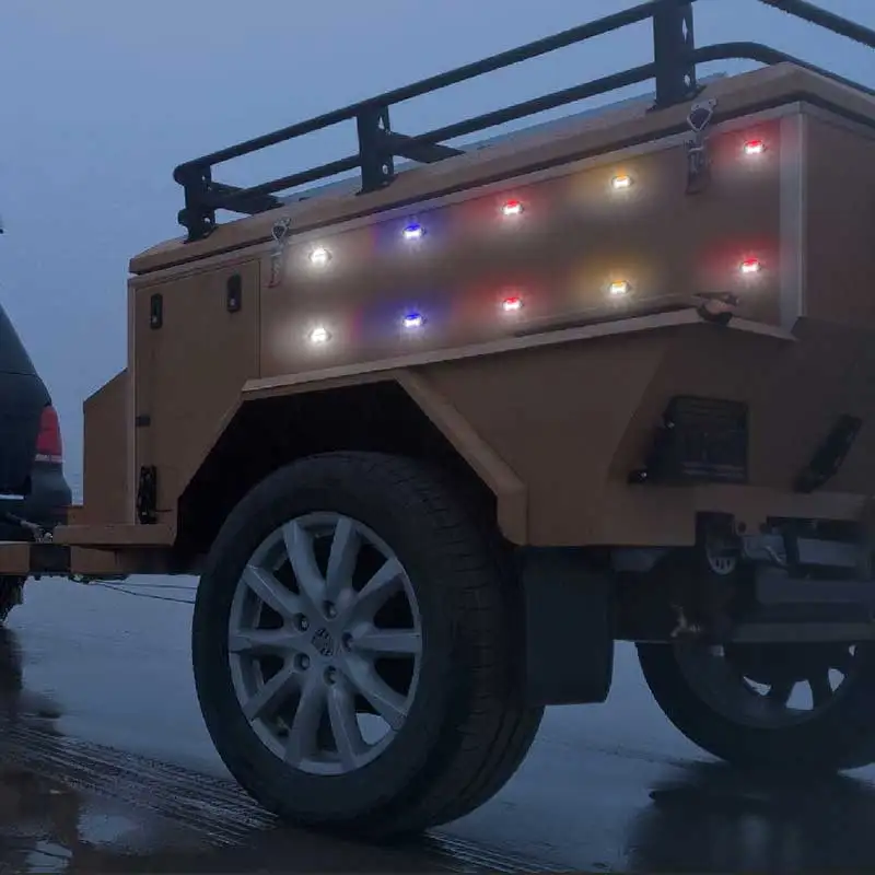 Боковой габаритный фонарь прицепа 12 В 24 Светодиодный номерного знака