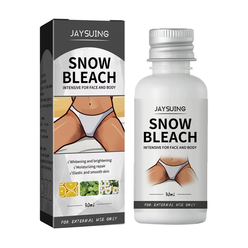 

Body Snow Bleach Cream Brighten Underarm Elbow Knees Thigh Joint Intimate Parts Dark Spots Melanin Removal Skin Whitening Lotion