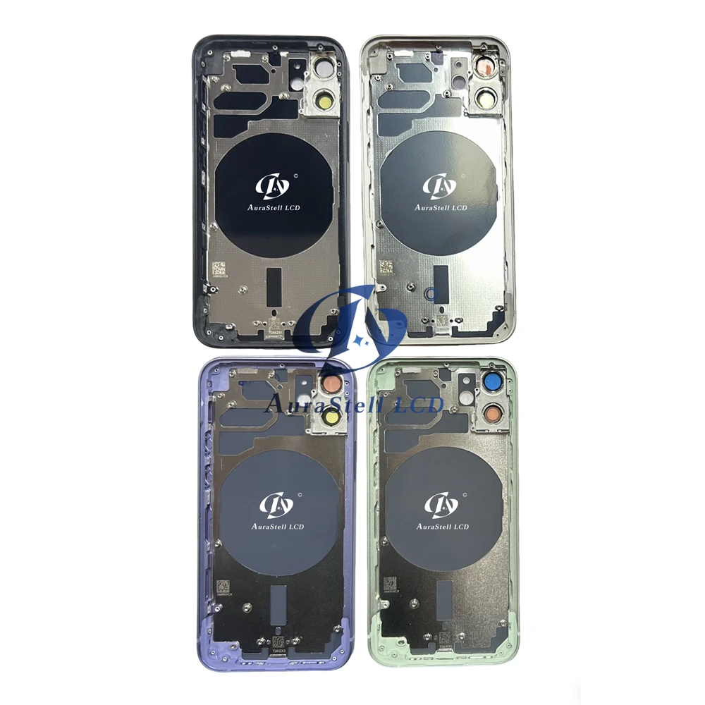 Фото Задняя крышка корпуса для iPhone 12 Mini (версия для США) с бесплатными подарками: крышка аккумуляторного отсека, рамка шасси, лоток для SIM-карты, боковые кнопки, LCD-дисплей. №3