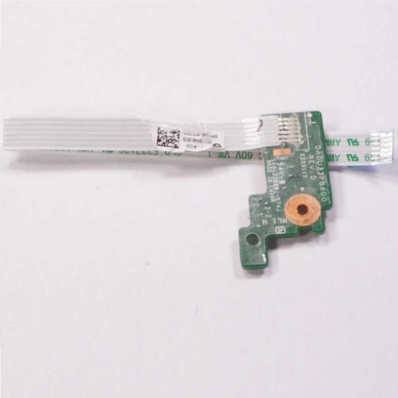 Новинка для HP Pavilion 14-B TPN-Q113 DA0U33PB6D0 плата кнопки питания с кабелем