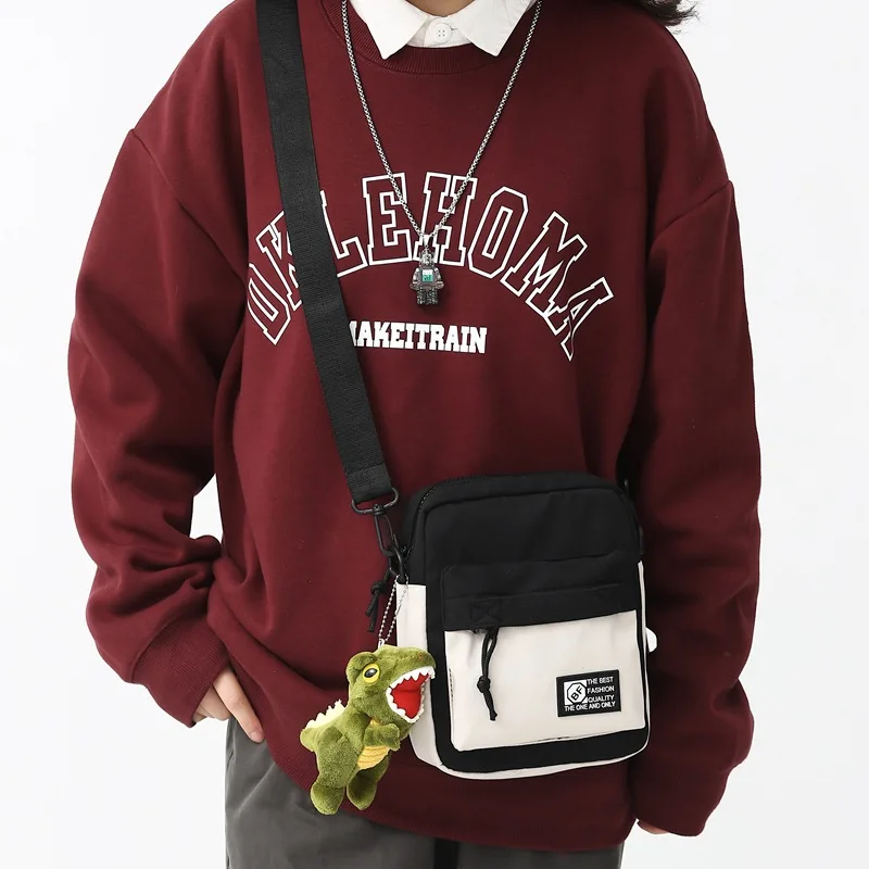 

Mini Handbags Women Men Canvas Shoulder Messenger Bags Small Korean Cute Fashion Female Crossbody Bag for Girl Boy 2022 Cloth