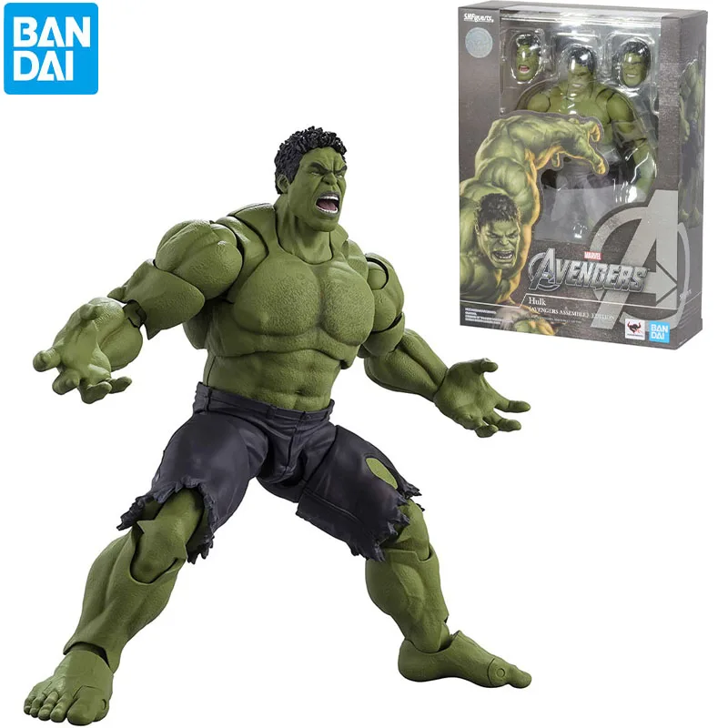 

Bandai Spirits S.h. Figuarts Tamashii Nations Hulk 15Cmaction Figure Avengers Assemble Edition Collectible Toy Hulk