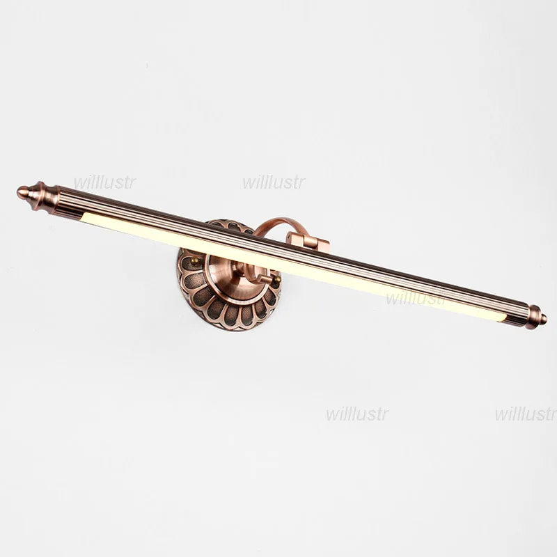 Роскошная металлическая акриловая настенная лампа в стиле ретро