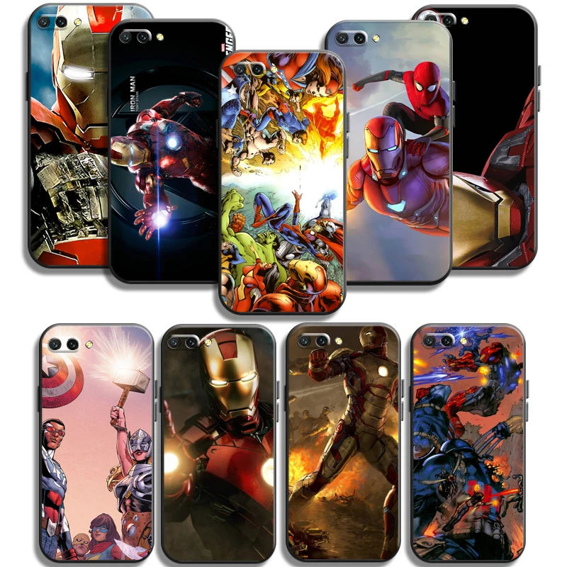 

Marvel Iron Man Phone Cases For Huawei Honor P30 P40 Pro P30 Pro Honor 8X V9 10i 10X Lite 9A 9 10 Lite Soft TPU Carcasa